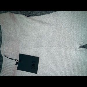 NWT Grey Ribbed ZARA Biker Shorts